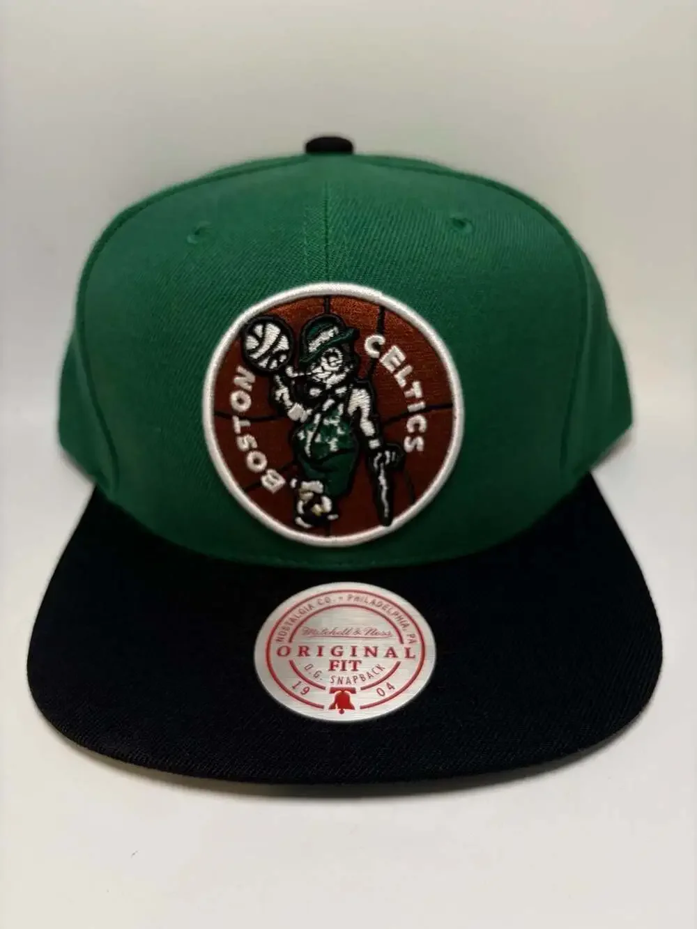 Boston Celtics Kelly Green Hardwood Classics Team 2 Tone 2.0 Snapback Hat,